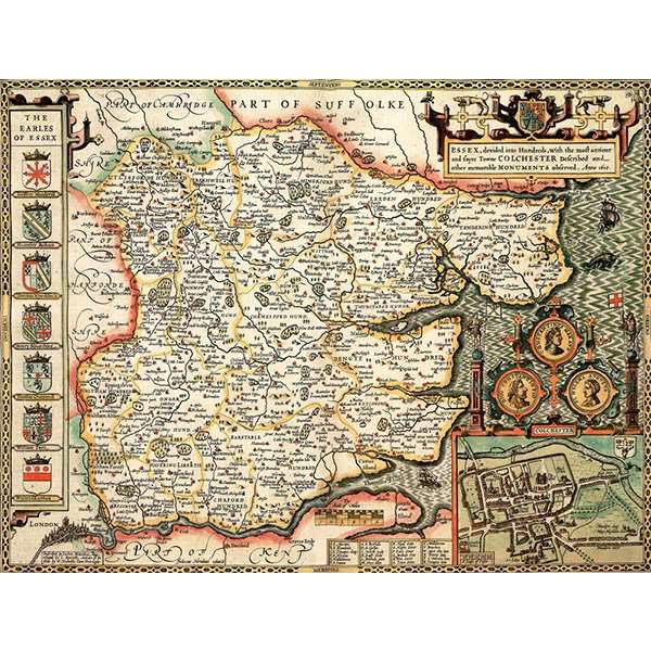 HISTORICAL MAP ESSEX 400 PIECE JIGSAW