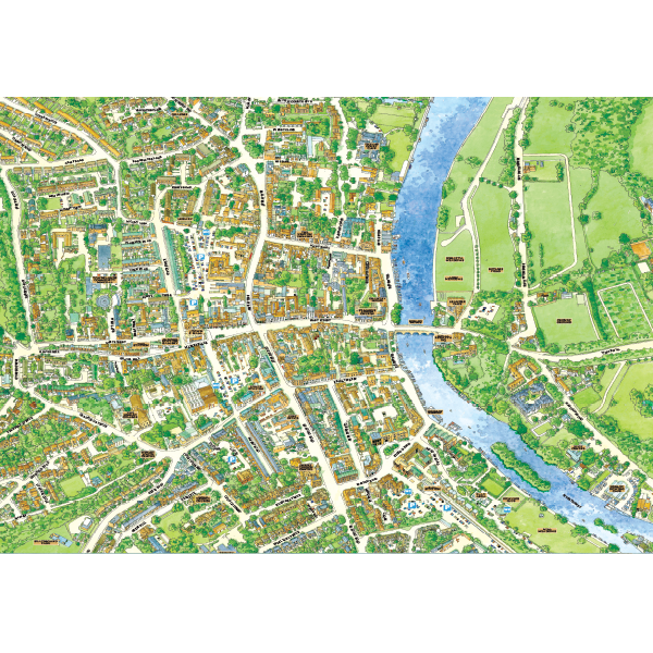 JIGRAPHY CITYSCAPES HENLEY ON THAMES 1000 PIE
