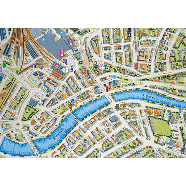 JIGRAPHY CITYSCAPES INVERNESS 1000 PIECE