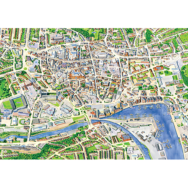 JIGRAPHY CITYSCAPES IPSWICH 1000 PIECE