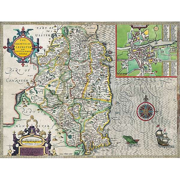 HISTORICAL MAP LEINSTER 400 PIECE JIGSAW