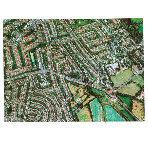 MAP JIGSAW PUZZLE AERIAL  Image