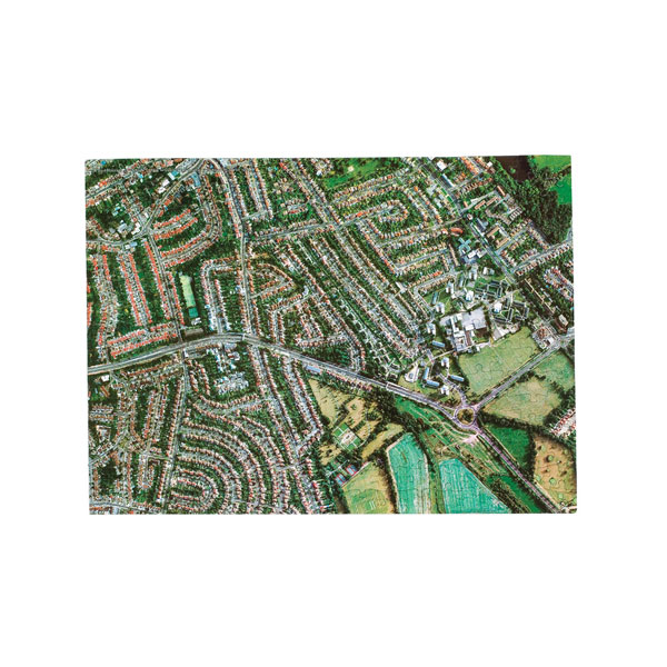MAP JIGSAW PUZZLE AERIAL Image