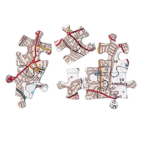 MAP JIGSAW PUZZLE LANDRANGER 400