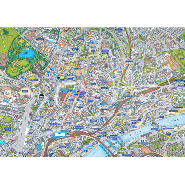 JIGRAPHY CITYSCAPES NEWCASTLE 1000 PIECE