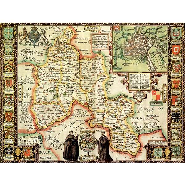 HISTORICAL MAP OXFORDSHIRE 400 PIECE JIGSAW