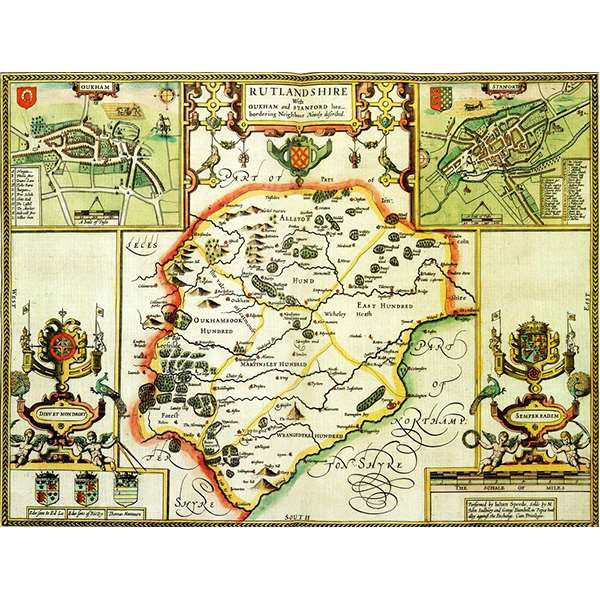 HISTORICAL MAP RUTLAND 400 PIECE JIGSAW