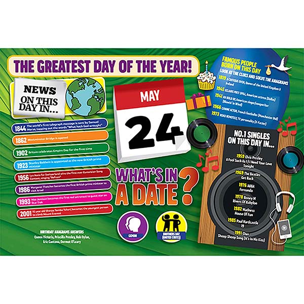 WHAT’S IN A DATE 24th MAY STANDARD 400 PIECE