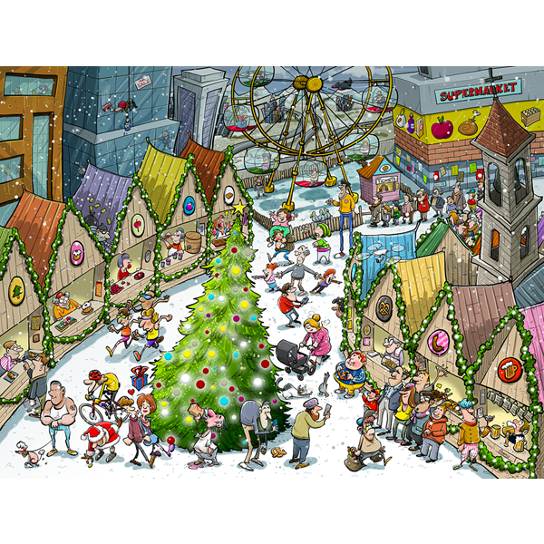 DJIGSAW VU AT THE CHRISTMAS MARKET