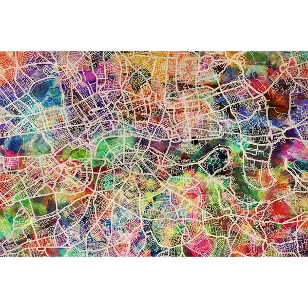 LONDON WATERCOLOUR MAP