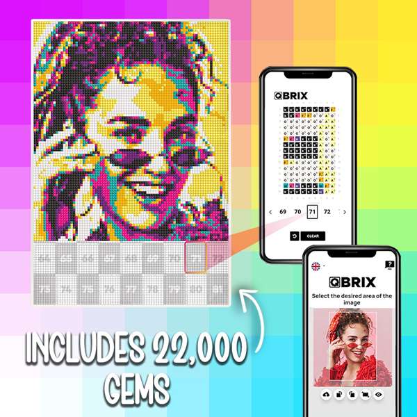 QBRIX POP ART DIAMOND ART