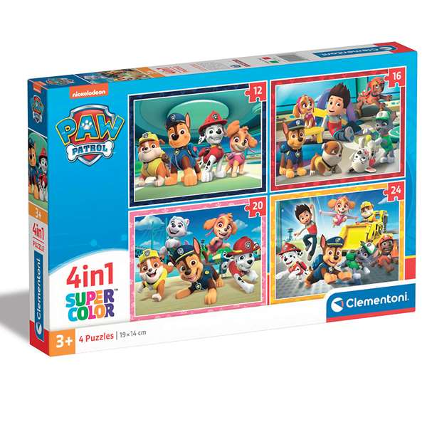 4 IN 1 PAW PATROL JIGSAW PUZZLE