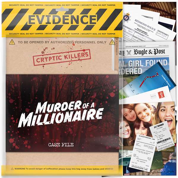 CRYPTIC CLUES - DEATH OF A MILLIONAIRE