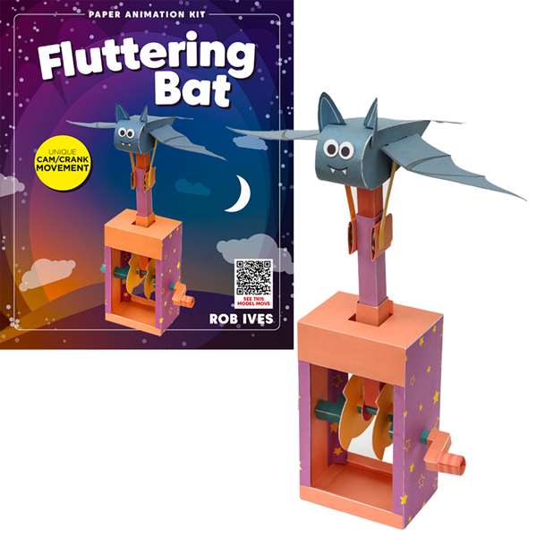 FLUTTERING BAT - ANIMATED PAPER KITS