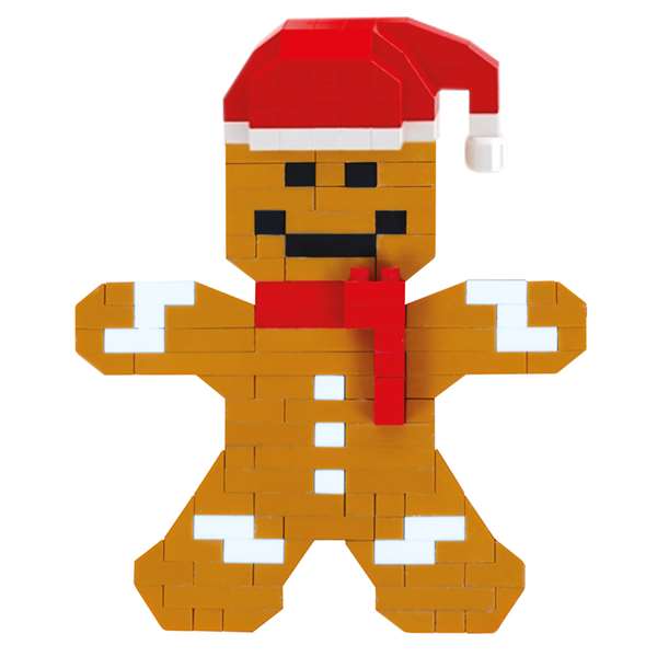 FESTIVE MINI BRICKS - GINGERBREAD MAN