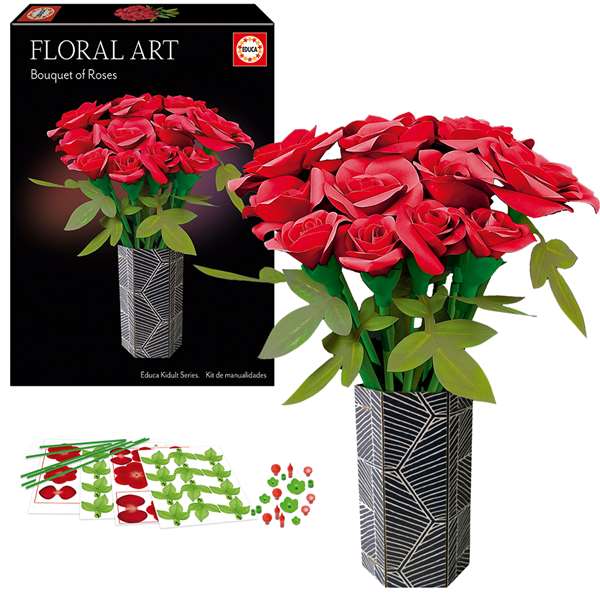 Floral Art Bouquet of Roses