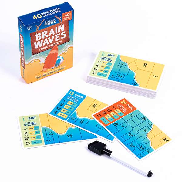 Pocket Logic Puzzle - Brain Waves