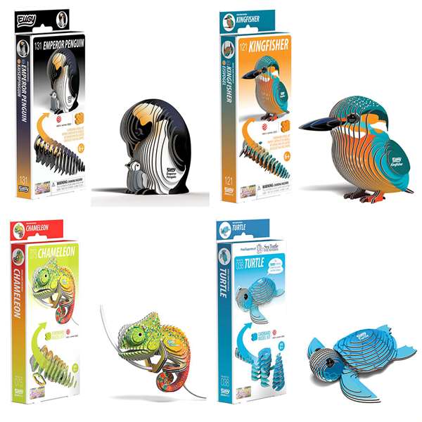 Set Of All Four Eugy Model Kits