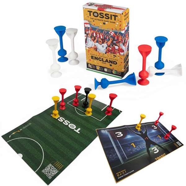 Tossit England Darts And Poster