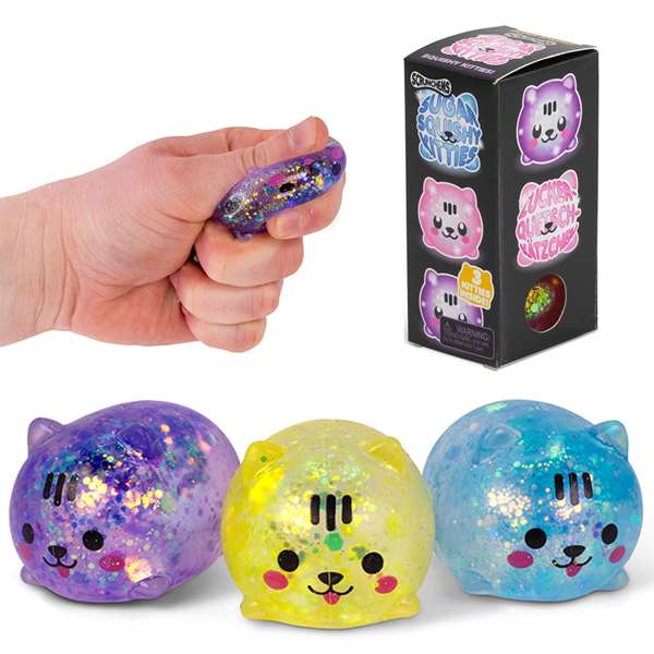 Scrunchems Sugar Squishy Kitties - 3 Pack