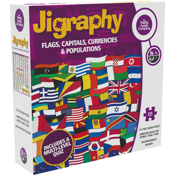 JIGRAPHY FLAGS, CAPITALS, CURRENCIES AND POPULATIONS