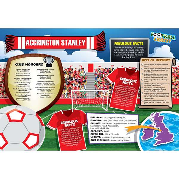 FOOTBALL CRAZY ACCRINGTON STANLEY (CRF400)