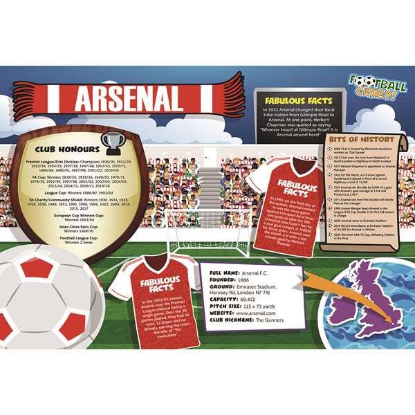 FOOTBALL CRAZY ARSENAL (CRF400)