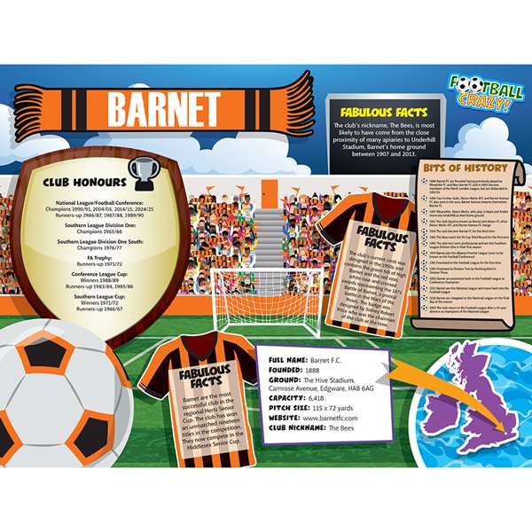 FOOTBALL CRAZY BARNET (CRF400)