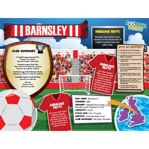 FOOTBALL CRAZY BARNSLEY (CRF400)