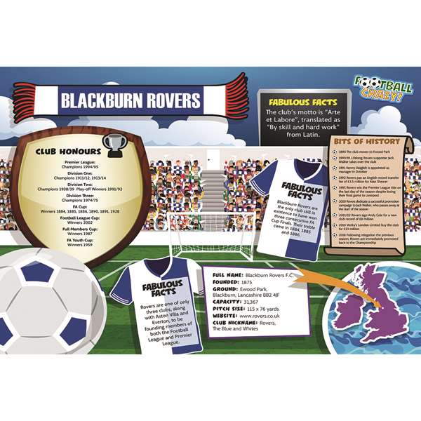 FOOTBALL CRAZY BLACKBURN ROVERS (CRF400)