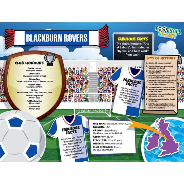 FOOTBALL CRAZY BLACKBURN ROVERS (CRF400)