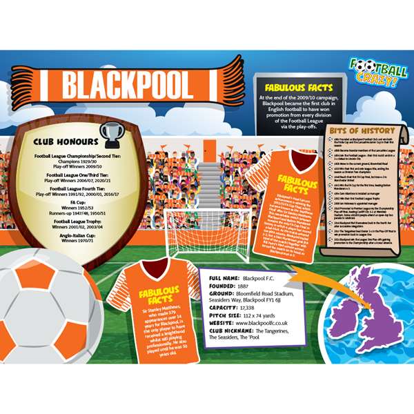 FOOTBALL CRAZY BLACKPOOL (CRF400)
