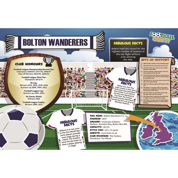 FOOTBALL CRAZY BOLTON WANDERERS (CRF400)