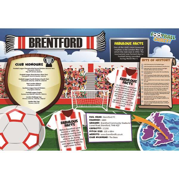 FOOTBALL CRAZY BRENTFORD (CRF400)