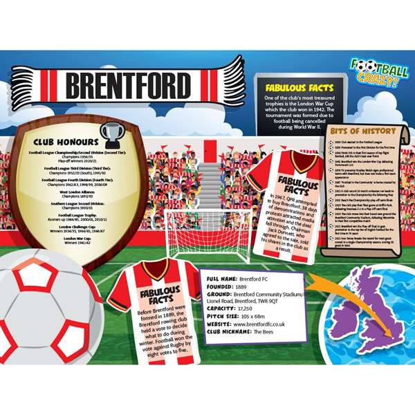 FOOTBALL CRAZY BRENTFORD (CRF400)