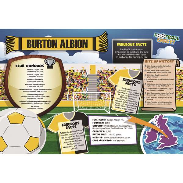 FOOTBALL CRAZY BURTON ALBION (CRF400)