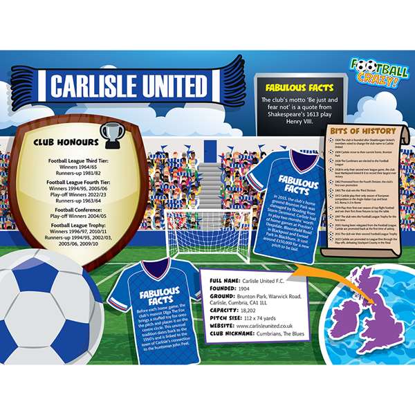 Football Crazy Carlisle Utd (CRF400)