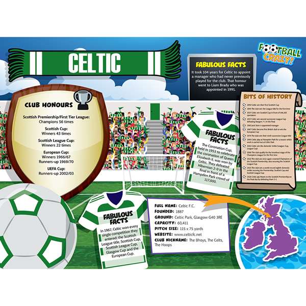 FOOTBALL CRAZY CELTIC (CRF400)