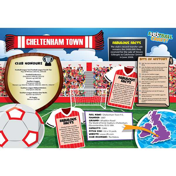 FOOTBALL CRAZY CHELTENHAM TOWN (CRF400)