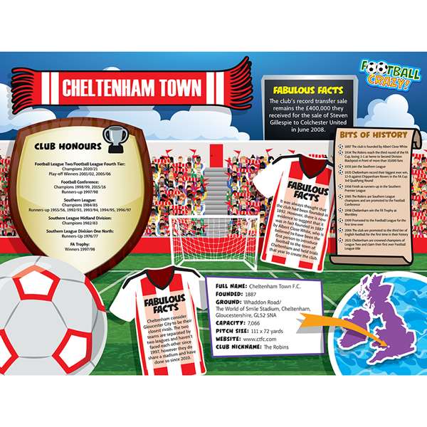 FOOTBALL CRAZY CHELTENHAM TOWN (CRF400)