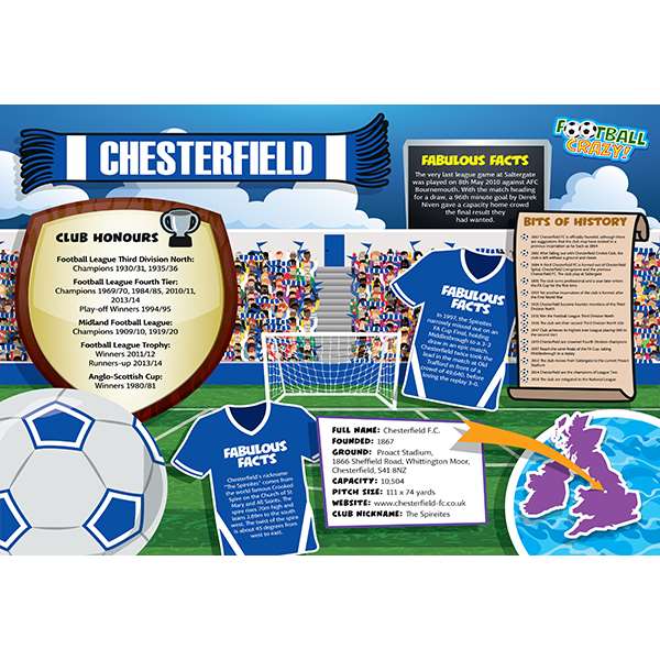 FOOTBALL CRAZY CHESTERFIELD (CRF400)