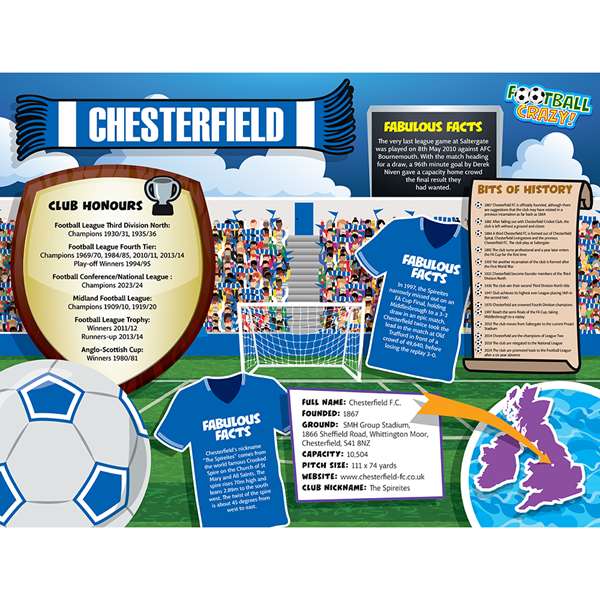 FOOTBALL CRAZY CHESTERFIELD (CRF400)