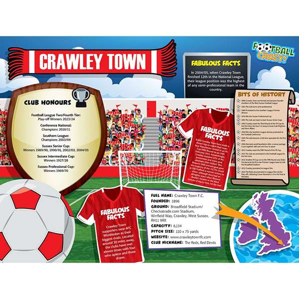 Football Crazy Crawley Town (CRF400)