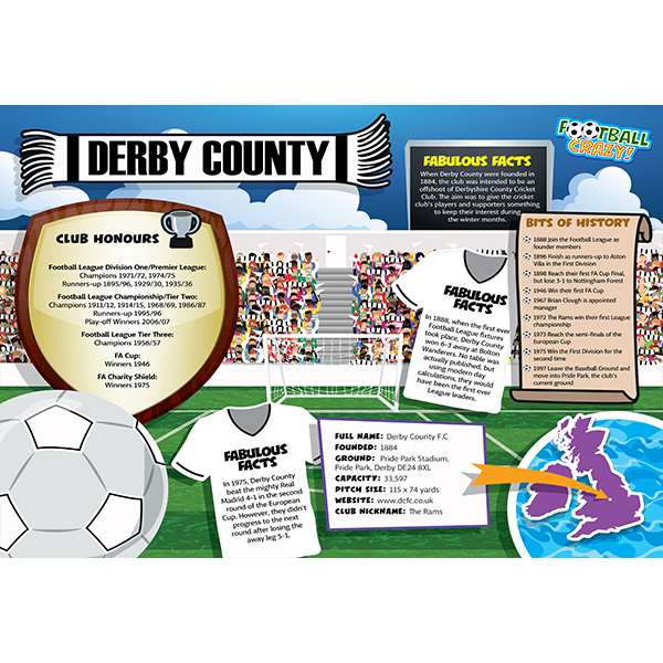 FOOTBALL CRAZY DERBY COUNTY (CRF400)