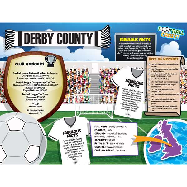 FOOTBALL CRAZY DERBY COUNTY (CRF400)