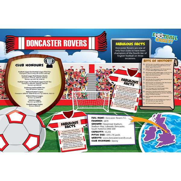 FOOTBALL CRAZY DONCASTER ROVERS (CRF400)