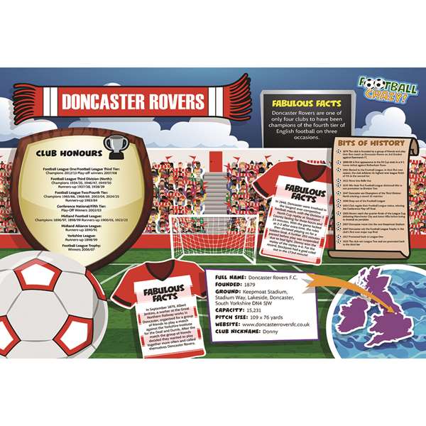 FOOTBALL CRAZY DONCASTER ROVERS (CRF400)