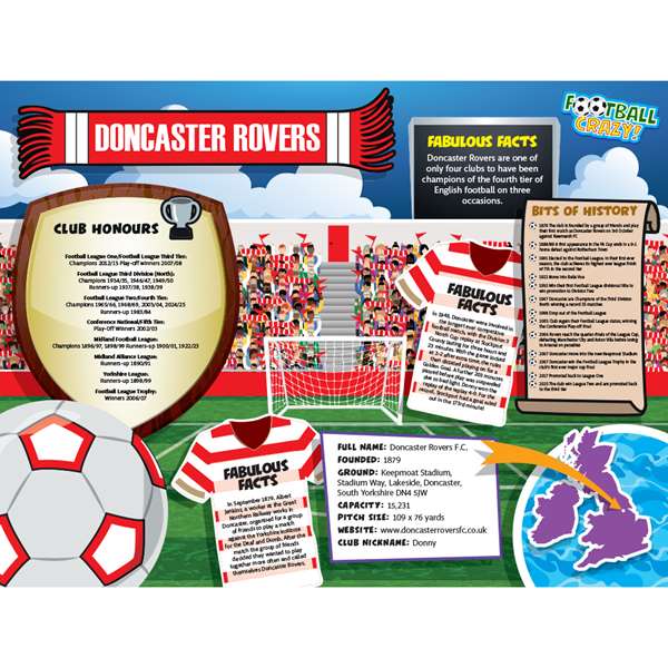 FOOTBALL CRAZY DONCASTER ROVERS (CRF400)