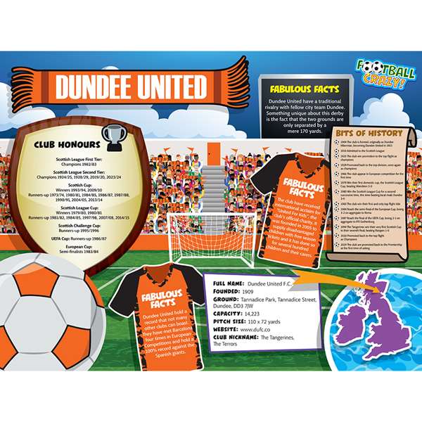 FOOTBALL CRAZY DUNDEE UTD (CRF400)