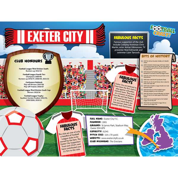 FOOTBALL CRAZY EXETER CITY (CRF400)